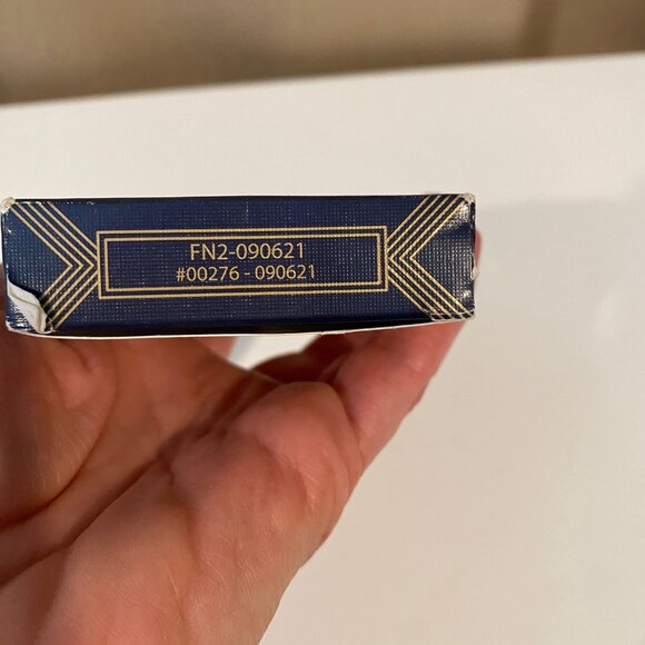 Solitaire Card Deck Blue Gold Foil Design by Buffalo Games 1 Player - Picture 4 of 5